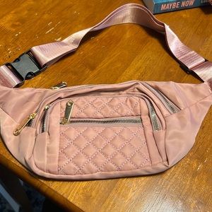 Pink/ rose gold Fanny pack